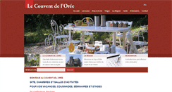 Desktop Screenshot of couventdeloree.com