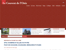 Tablet Screenshot of couventdeloree.com